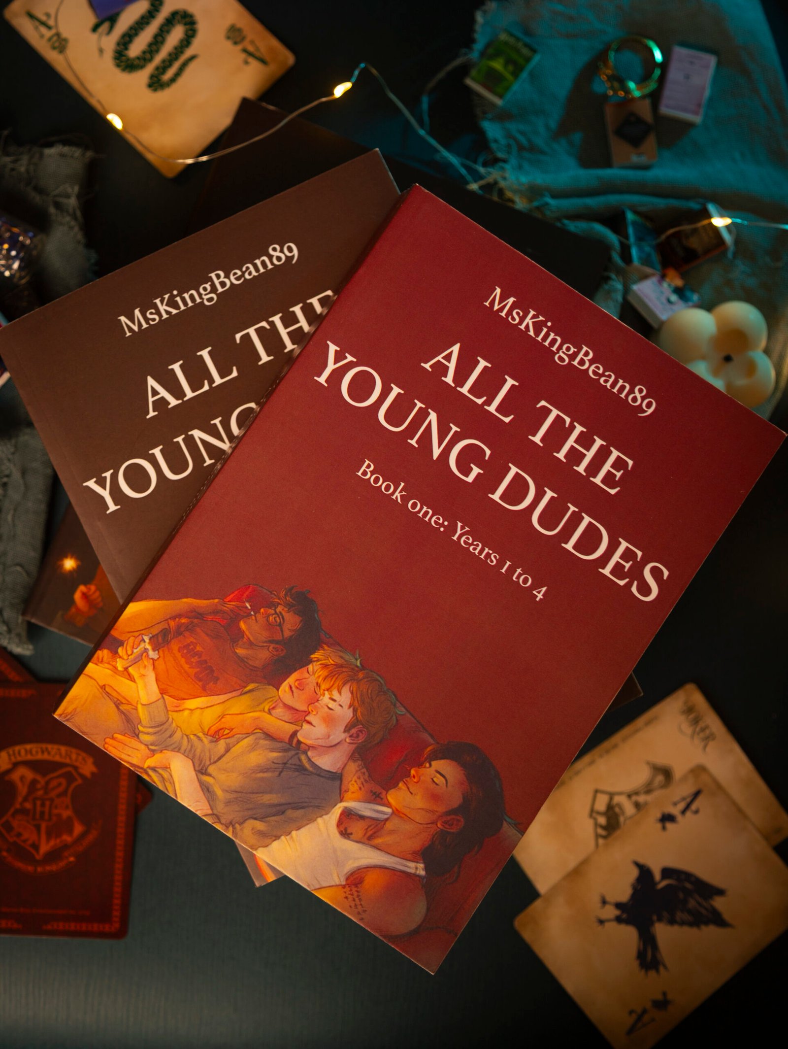 Saga ALL THE YOUNG DUDES — 3 libros — Tapa blanda — Inglés